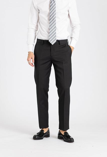 LARDINI Man Woven Trouser Charcoal